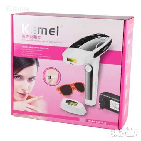 Фотоепилатор Kemei KM-6812, снимка 5 - Други - 53127838