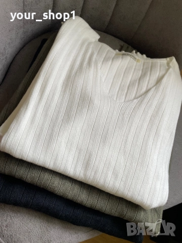 3 цвята дамска блуза с дълъг ръкав , снимка 5 - Блузи с дълъг ръкав и пуловери - 51840253