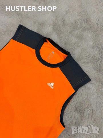 Мъжки потник ADIDAS CLIMALITE. Размер М, снимка 2 - Тениски - 54286576