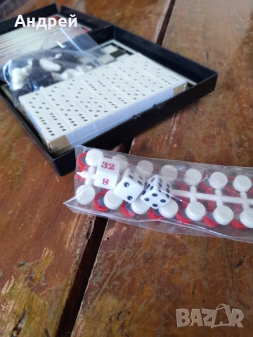 Стара игра Шах,табла,домино Assos, снимка 7 - Други ценни предмети - 50910440