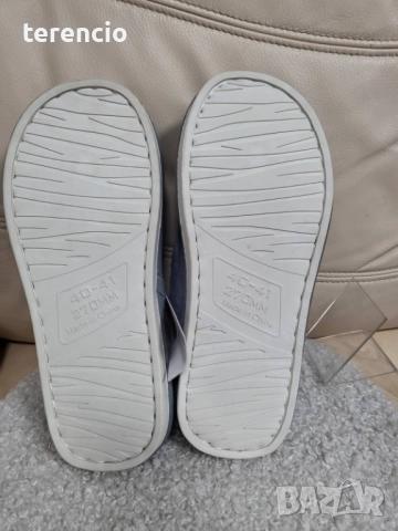 Нови дамски пантофи коте - сиви, снимка 2 - Пантофи - 52826864