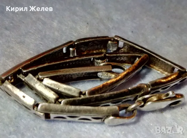 ÖZCAN 925 БУТИКОВА СРЕБЪРНА ГРИВНА ЛАКИРАНО СРЕБРО 925 OZCAN БИЖУТЕРСКА РЪЧНА АРТ ИЗРАБОТКА 49285, снимка 10 - Гривни - 48485839