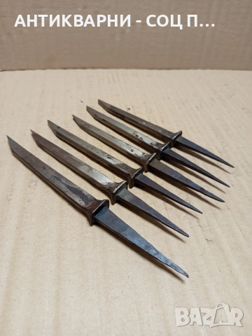 Комплект Соц Стари Дърводелски Длета. , снимка 2 - Антикварни и старинни предмети - 52696783