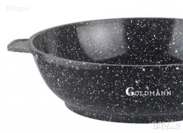 Тиган Goldmann, 24/28см., Дълбок, Лят алуминий, Керам. покр., Индукция, снимка 3 - Съдове за готвене - 52786690
