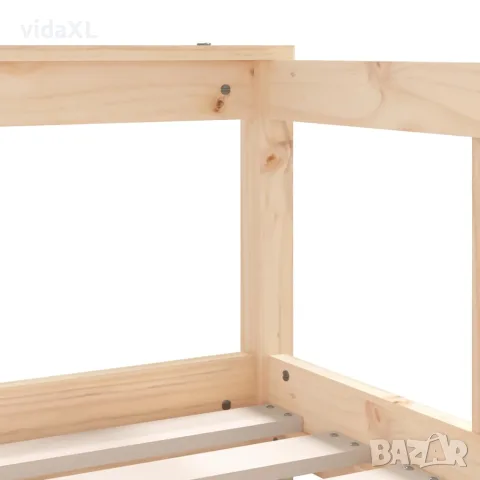 vidaXL Рамка за детско легло, 70x140 см, масивна борова дървесина, снимка 8 - Бебешки легла и матраци - 56148064