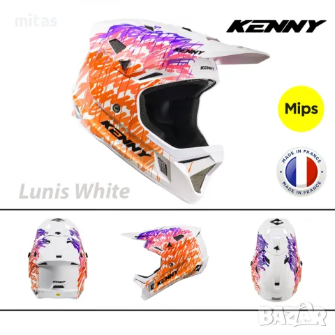 Кросова каска KENNY DECADE 2025, Full Face, Защита MIPS - ФРАНЦИЯ, снимка 5 - Аксесоари за велосипеди - 48316574