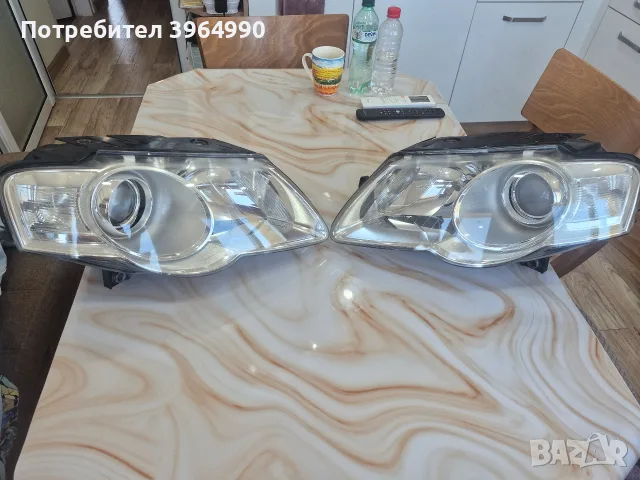 Кристални Оригинални Неразличими от нови фарове HELLA за Пасат В6 