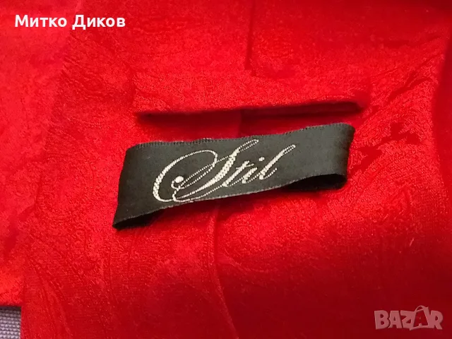 Копринена вратовръзка немска маркова и копринена кърпичка за сако 30х30см нови в кутия ръчна изработ, снимка 4 - Сватбени аксесоари - 56226504
