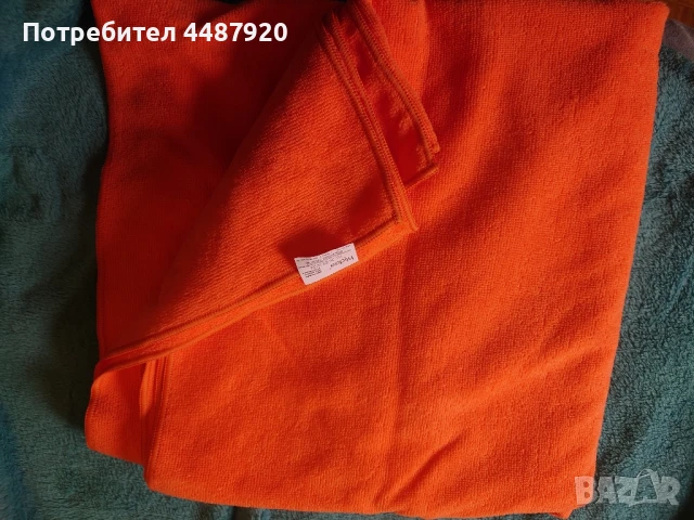 Оранжева плажна хавлия 