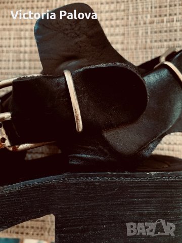 Модерни груби сандали естествена кожа, снимка 9 - Сандали - 40633794