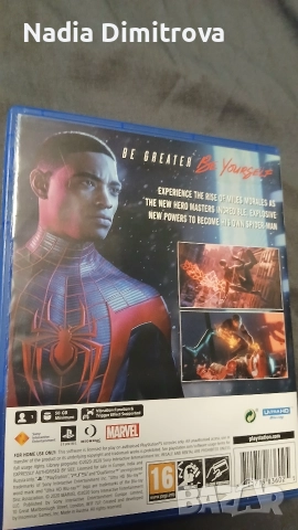 MARVEL SPIDER- MAN; MILES MORALES (PS5), снимка 2 - Игри за PlayStation - 52596954