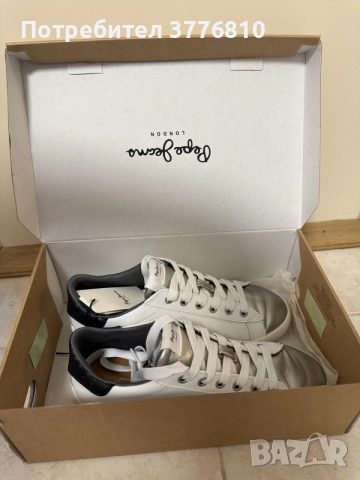 Дамски кожени кецове - Pepe Jeans, снимка 5 - Кецове - 55939880
