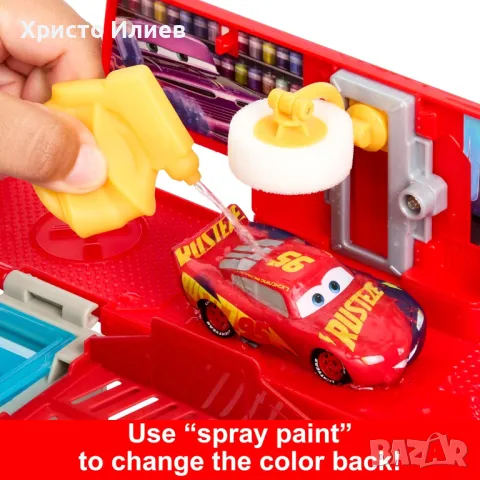 Трансформиращ се Камион Мак и кола Светкавицата Маккуин автовоз McQueen, снимка 5 - Коли, камиони, мотори, писти - 48705971