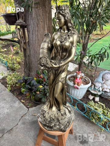 Статуетка Фортуна - Богинята на изобилието 72см. , снимка 4 - Статуетки - 52349424