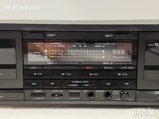 стерео двоен дву касетъчен дек ONKYO R1 TA-W30, снимка 4 - Декове - 51613675