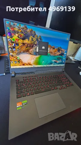 Asus Rog Strix G713PPI, снимка 2 - Лаптопи за игри - 56355199