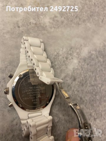 Часовник RADO, бяло, керамична верижка , снимка 5 - Дамски - 42829111