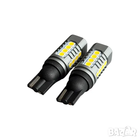 LED крушки T10 18 SMD 12V 2 броя за габарити, снимка 2 - Аксесоари и консумативи - 55864950