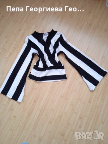 Блуза С-М, снимка 2 - Блузи с дълъг ръкав и пуловери - 35038546