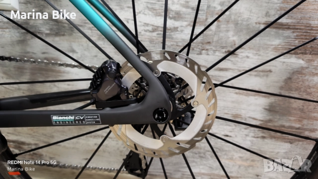 Карбонов шосеен велосипед Bianchi Specialissima Pro Disc Ultegra Di2 Fulcrum | 50, снимка 17 - Велосипеди - 52583130