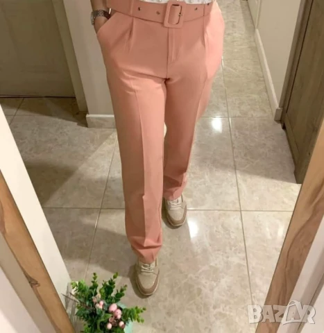 🎀Елегантни дамски панталони с колан  , снимка 4 - Панталони - 50978232