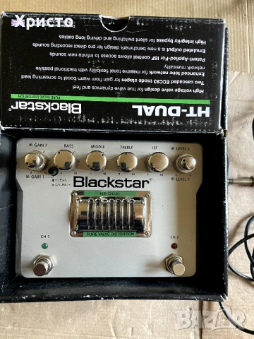 Лампов педал за китара Blackstar HT-DUAL, снимка 9 - Китари - 54353908
