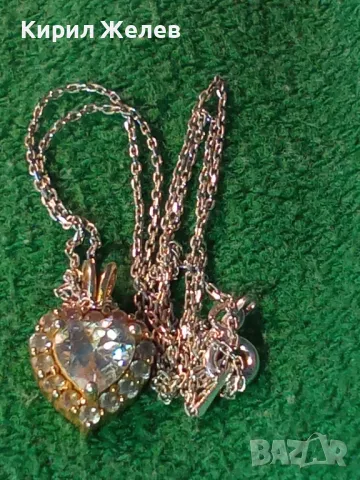 НЕЖНО СРЕБЪРНО КОЛИЕ със СКЪПОЦЕНЕН МАРКОВ СРЕБЪРЕН МЕДАЛЬОН СРЕБРО 925 с ПОЗЛАТА и ЦИРКОНИ 45714, снимка 15 - Колиета, медальони, синджири - 46265792