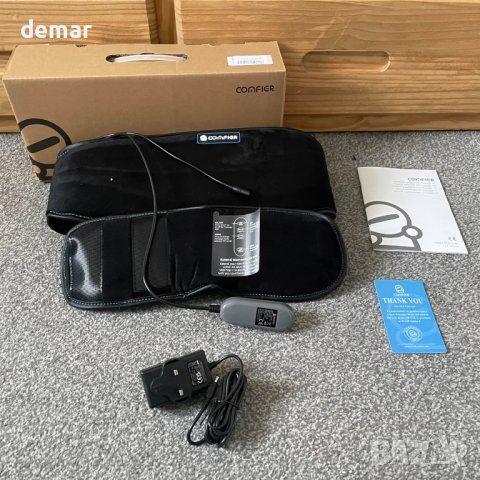 COMFIER Безжична нагревателна подложка за облекчаване на болки в гърба,масажор за долна част на гръб, снимка 10 - Масажори - 44264011