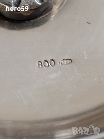 Три двойки маркови Сребърни чаши за вода или бира,вместимост 330 мл.Сребро 800 сребърна кана, снимка 10 - Чаши - 49723132