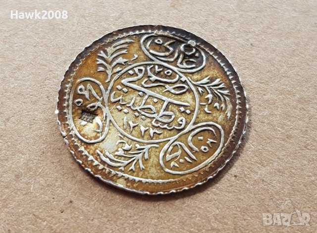 ПРОДАВАМ СТАРА ТУРСКА монета с печат ОСМАНСКА империя пара 1, снимка 2 - Нумизматика и бонистика - 39635423