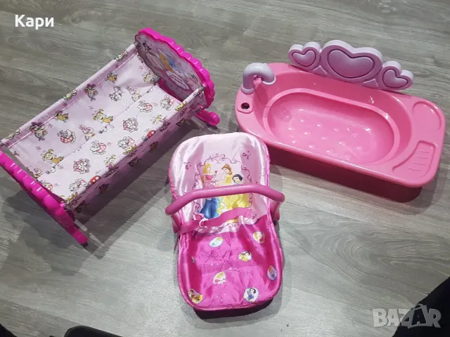 Легло,ваничка,кошче и порт бебе за кукли