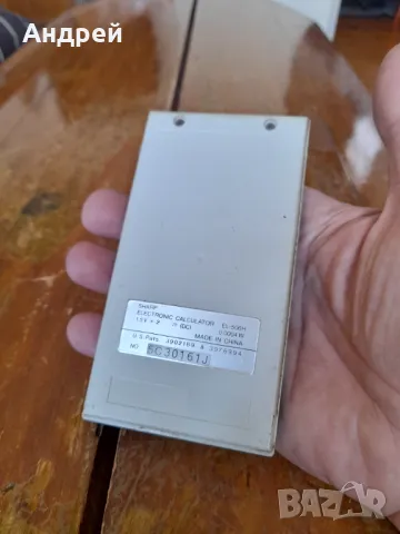 Стар калкулатор Sharp EL-506H, снимка 4 - Други ценни предмети - 49922853