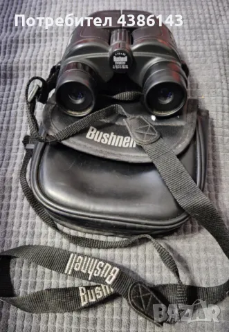 Продавам бинокъл Bushnell Powerview 7-15x25 с калъф , снимка 4 - Екипировка - 49843940