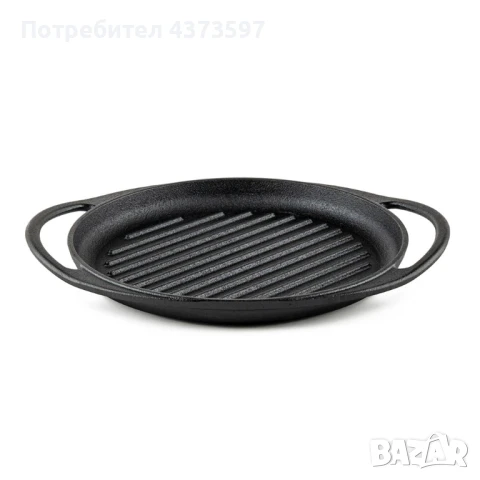 Грил плоча Luigi Ferrero Tika FR-3226CI 32x25.5x2.5cm, чугун, снимка 1