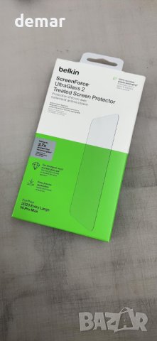 Протектор за екран за iPhone 15 Plus Belkin ScreenForce UltraGlass 2, снимка 3 - Фолия, протектори - 42643694