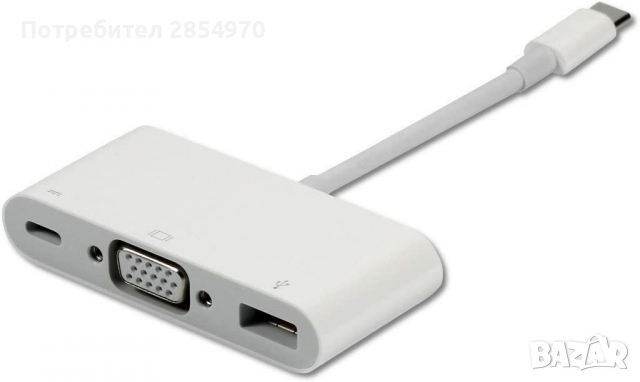 Apple USB-C VGA Multiport Adapter Original, снимка 1