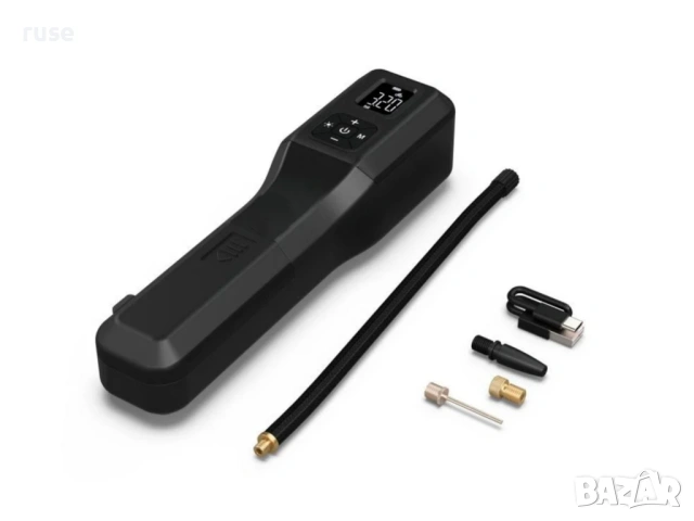 НОВА! Акумулаторна помпа за сгъстен въздух авто-вело-мото Premium, снимка 5 - Аксесоари за велосипеди - 53967054