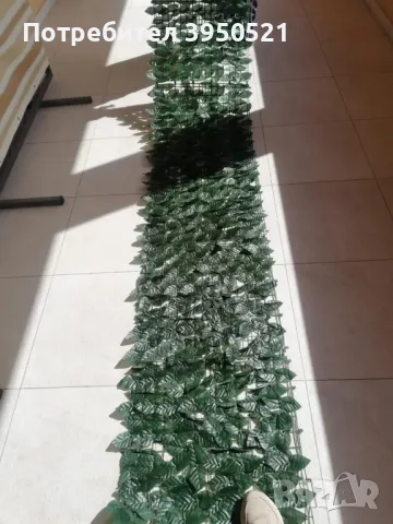 Изкуствен плет за ограда или тераса, декоративна ограда за вашия двор - къща 300 х 50 см, снимка 4 - Огради и мрежи - 48743788