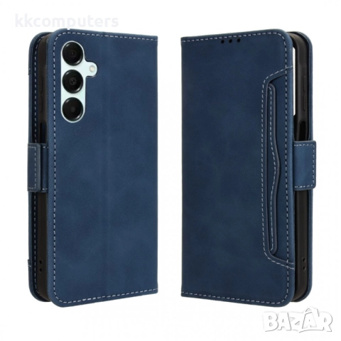 Кожен калъф портфейл за Samsung Galaxy A17 5G / A17 4G | С протектор в комплекта | Цветове: Черен, К, снимка 2 - Калъфи, кейсове - 52200916