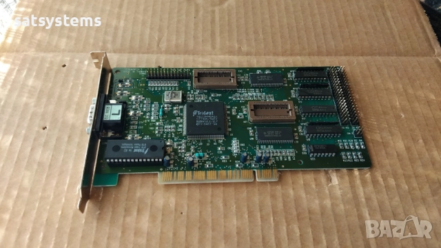 Видео карта TVGA Trident TGUI9440AGi TR9440PCI-3 1MB PCI, снимка 5 - Видеокарти - 52258193