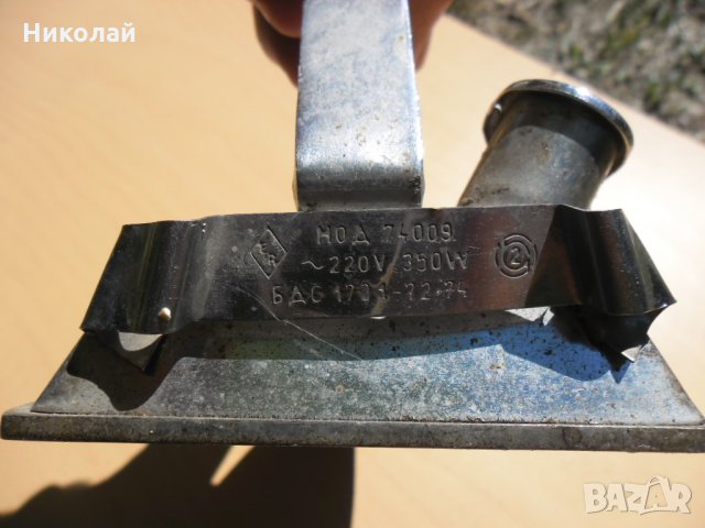 Старина ел. ютия, снимка 4 - Антикварни и старинни предмети - 29934692