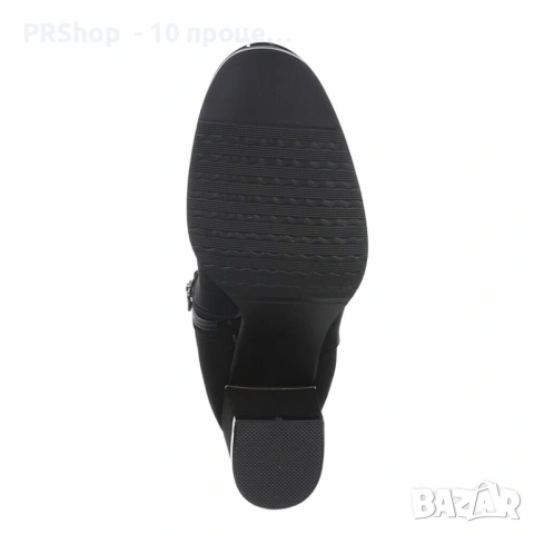 Дамски боти Varaga, еко кожа, черни, снимка 4 - Дамски ботуши - 53240653