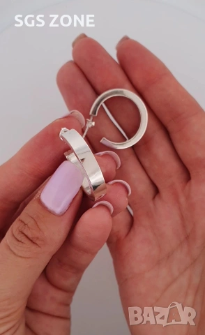 Сребърни обеци подходящи как-то за ежедневието така и за празниците, снимка 4 - Обеци - 53005599