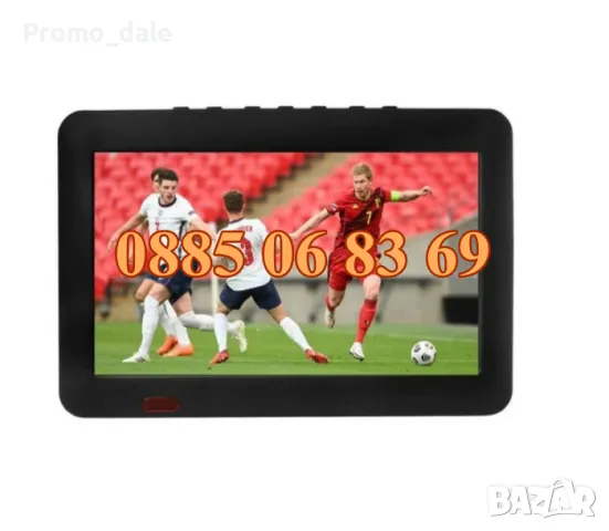 Преносим телевизор 7 инча, портативен цифров телевизор 7 инча 12v / 220v, снимка 2 - Телевизори - 49696831