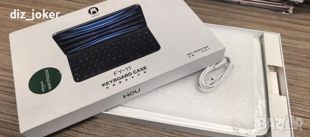HOU FY-11 калъфка с клавиатура, снимка 5 - Клавиатури и мишки - 54144352