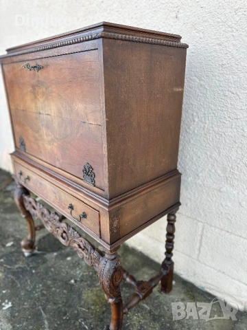 Ретро бар шкаф / витрина от масивно дърво, снимка 3 - Шкафове - 53958242