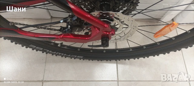 Велосипед 29цола -520,RED-BLACK., снимка 4 - Велосипеди - 50484081