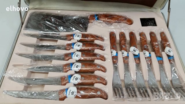 Висококачествен комплект ножове от 25 части SBS, снимка 6 - Прибори за хранене, готвене и сервиране - 30023354