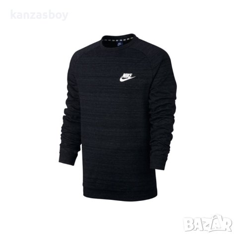 Nike Tech Knit Crew Neck Pullover Sweatshirt - страхотна мъжка блуза, снимка 3 - Спортни дрехи, екипи - 40714829