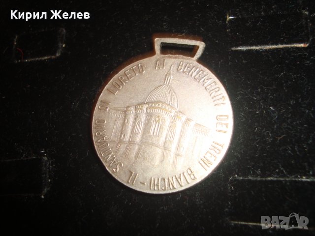 ПОСРЕБРЕН БРОНЗОВ КАТОЛИЧЕСКИ МЕДАЛЬОН ДВУСТРАНЕН с ПОЗЛАТА 8735, снимка 6 - Колиета, медальони, синджири - 30554944